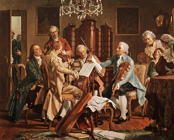 Haydn Playing String Quartet